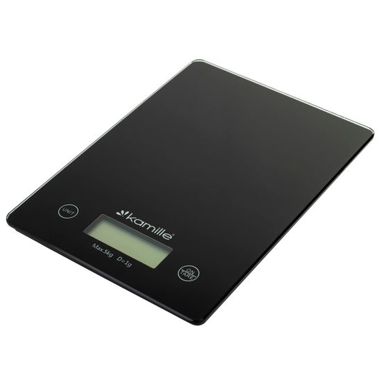 Весы кухонные электронные Kamille KM 7107 стеклянные