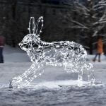 Светодиодная фигура "Заяц бегущий"