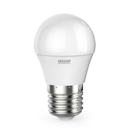 Лампа светодиодная Gauss E27 10W 6500K матовая 53230