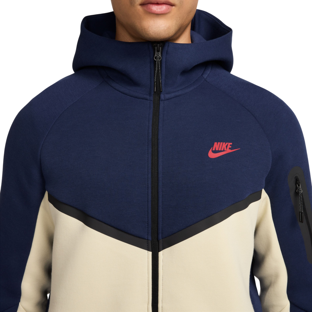 Зип Худи Nike Tech Fleece 2024 Navy/Beige