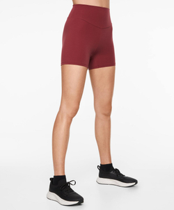 OYSHO Велосипедки Comfortlux с высокой посадкой длиной 10 см, бордовый