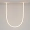 Набор для двухстороннего накладного монтажа круглого неона 360° D25 белый Led Strip 20321