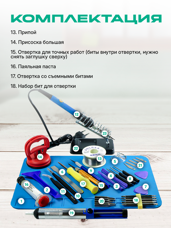 Набор мастера для ремонта смартфонов и планшетов (New)