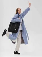 Плащ FOS Длинный Женский Голубой