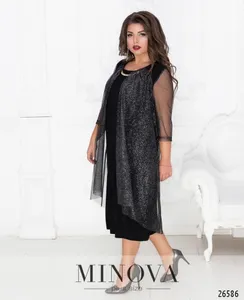 Платье 17-79-черный Minova