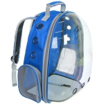 Рюкзак - переноска для животных «ЛЮБИМЫЙ БРО», цвет синий, 27*33*43см/до 7кг (Пакет и Лейбл)