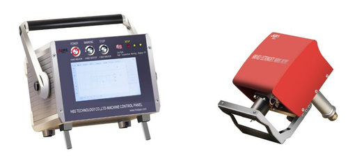 Ударно-точечный маркиратор HBS-380D (30*80 мм.) Электрический, портативный