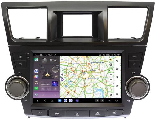 Магнитола для Toyota Highlander 2 2007-2013 XU40 - Kuberg OL-9431-2 QLed, Android 13, Быстрейшая, CarPlay, SIM-слот (кнопки + крутилки)