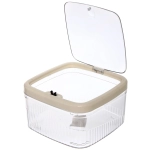 Контейнер для мусора»Стайл»1,6л прозрачный 163