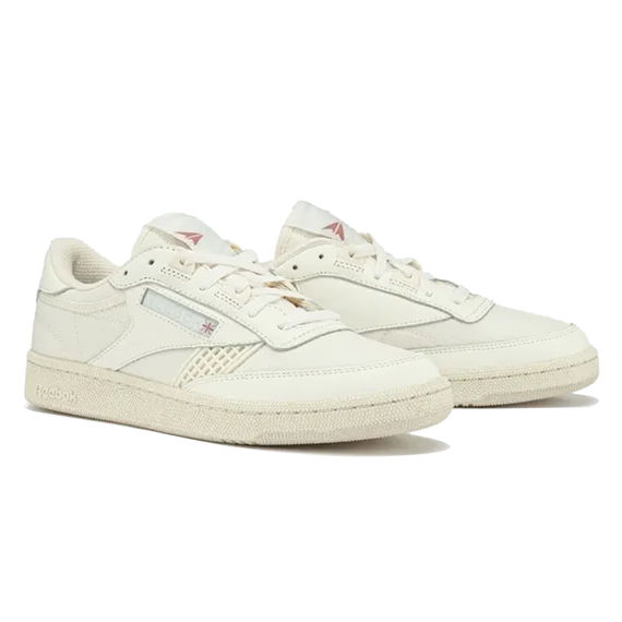 Reebok Club C Кроссовки для скейтбординга Низкие Топ Экрю Унисекс