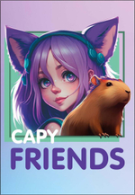 Блокнот А6 60л. "Аниме Animal girls-2" на гребне (Центрум)