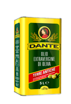 Масло оливковое Extra Virgin Olio Dante SPA Terre Antiche, 5л, оливковое масло нерафинированное холодного отжима