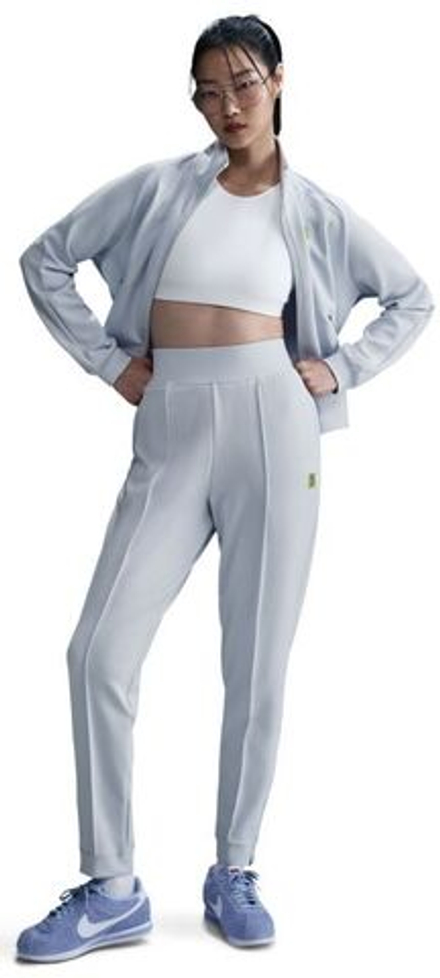 Женские теннисные брюки Nike Court Dri-Fit Heritage Knit Pant - Blue