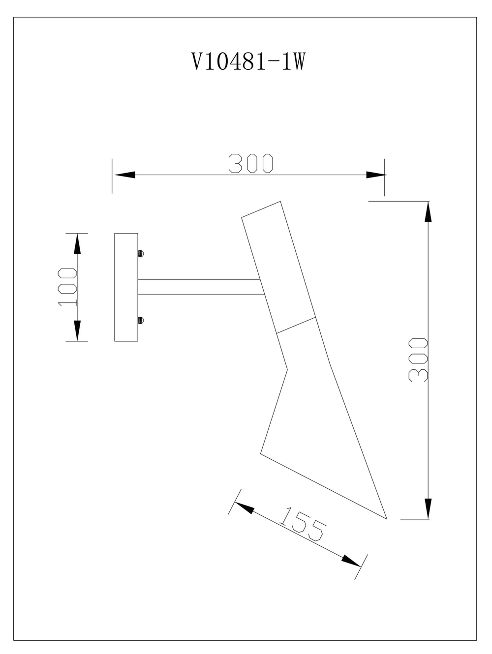 Бра Moderli V10481-1W Turin