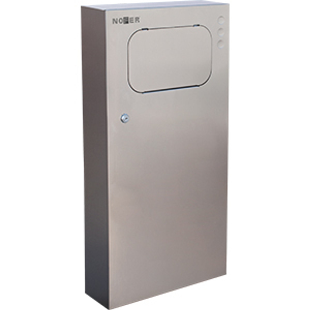 Контейнер для мусора настенный 13 л. нерж. сталь NOFER 14107.S матовый