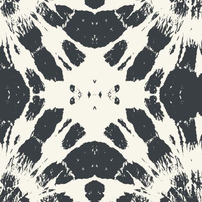 Black & White tie dye print