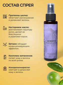 Спрей Armoule Fleur Narcotique для волос и тела 20 в 1