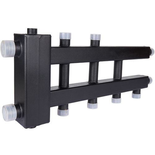 Коллектор Rommer (дублер компакт) с гидроразделителем на 2+1+1 контура до 60 кВт (RDG-0060-024024)