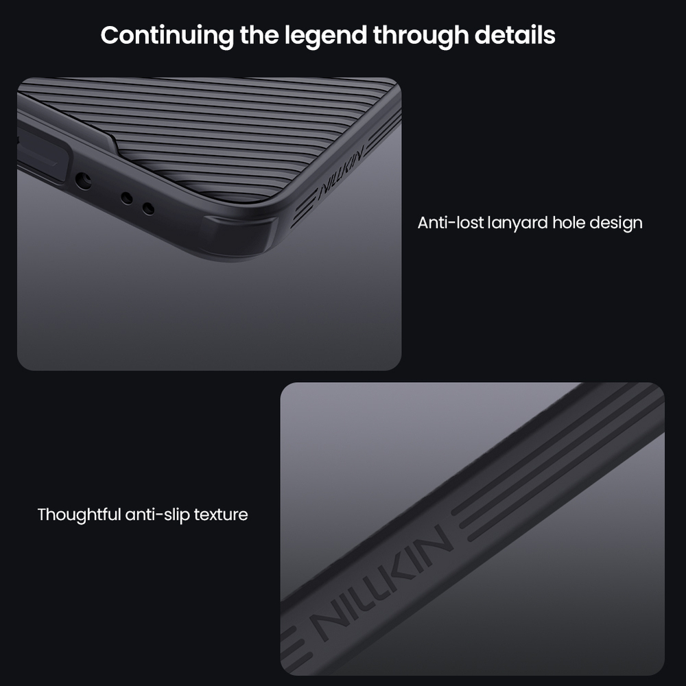 Усиленный защитный чехол с защитной шторкой для камеры от Nillkin на Xiaomi Poco F7, серия CamShield Pro Case