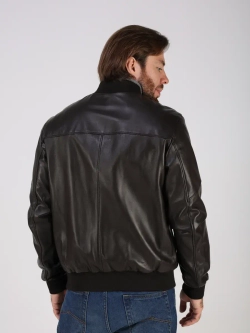 Кожаная куртка демисезонная Турция бомбер