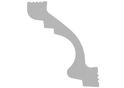 Плинтус потолочный декоративный "КД" С-50 (50*40мм) 2м