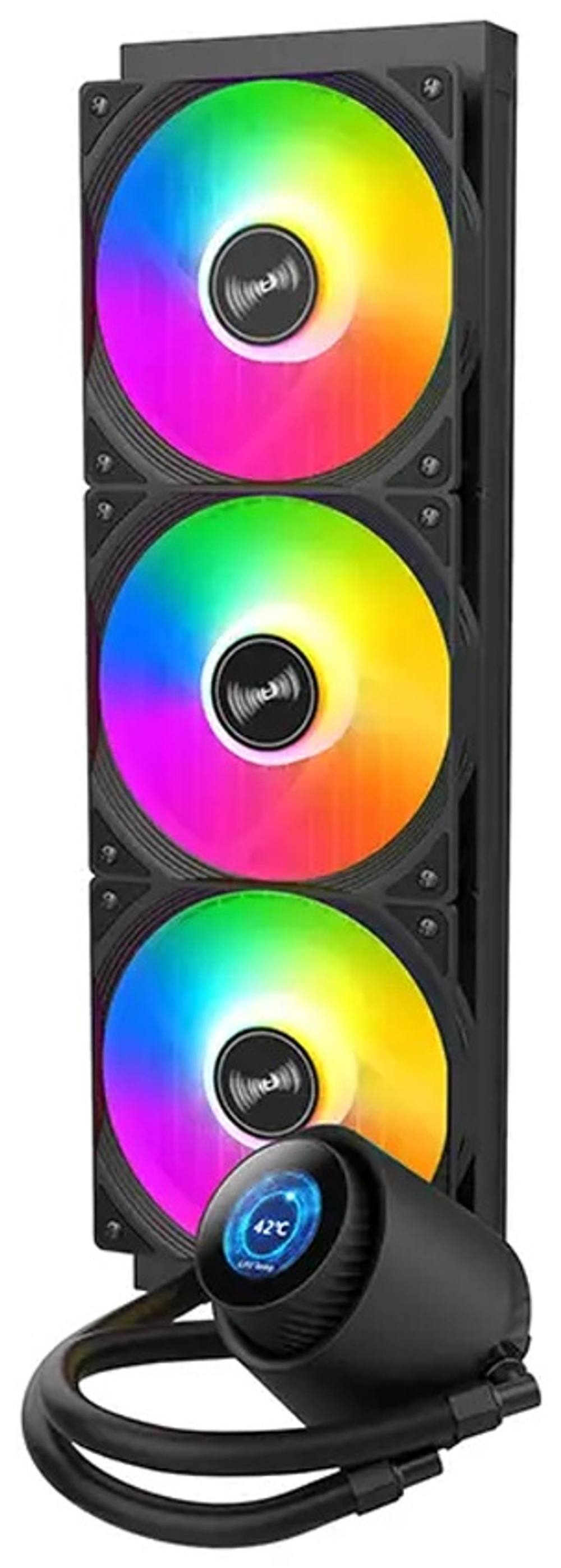 Кулер HuntKey GX360R Atlas Shark 710-43436094R6 черный