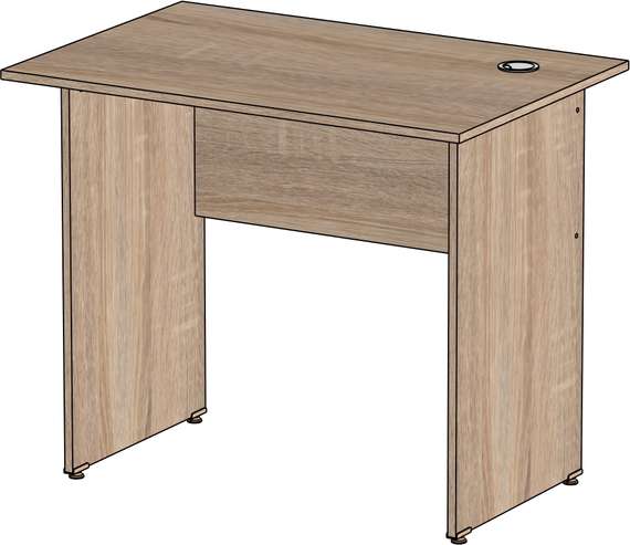 Стол письменный Стандарт Про дуб сонома