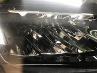 Битая Фара правая Nissan Qashqai 2 j11 (17-23) LED