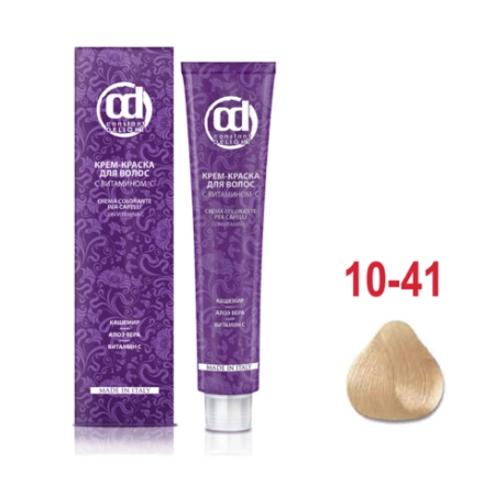 10/41 краска с витамином С для волос, светлый блондин бежевый сандре 100 мл