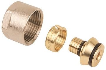 Соединитель обжимной Henco 16 (2) х 3/4" ЕК «евроконус» для металлопластиковых труб (EK16)