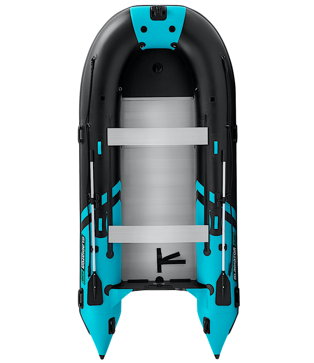 Лодка ПВХ Gladiator Active C420AL с алюминиевым полом -