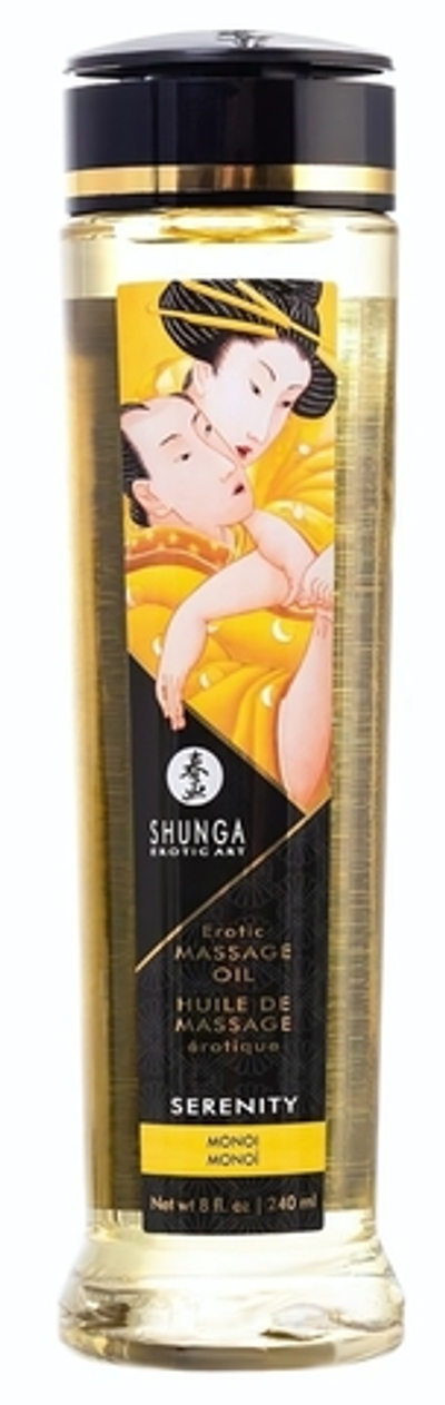 Массажное масло с ароматом моной Serenity - 240 мл.
