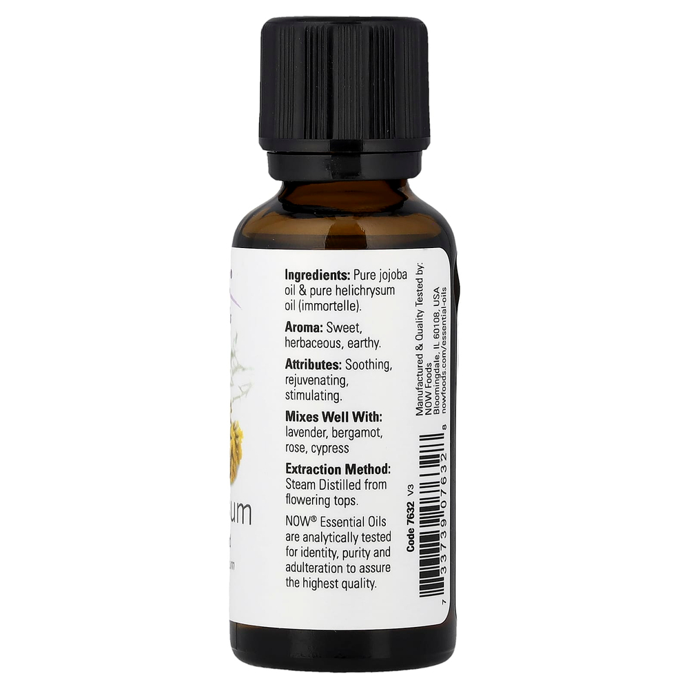 NOW Foods, эфирные масла, бессмертник, 30 мл (1 жидк. унция)