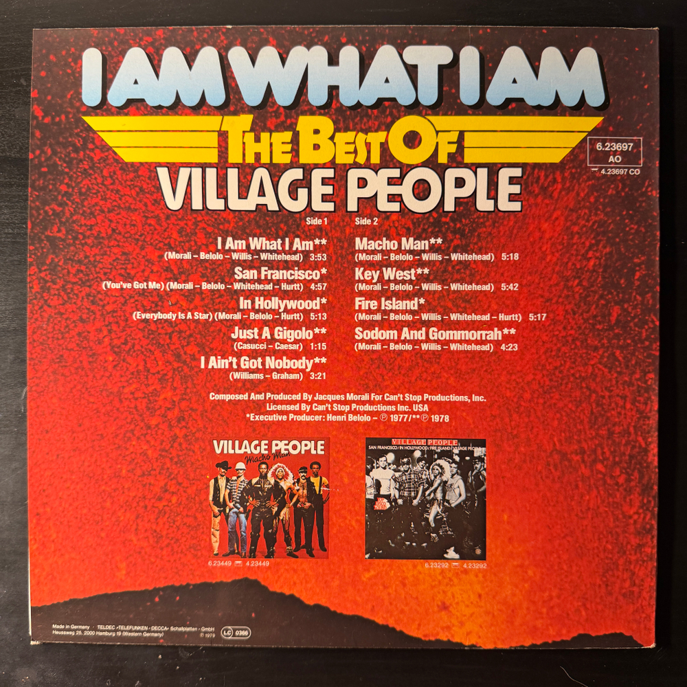 Village People - The Best Of Village People (Германия 1979г.)