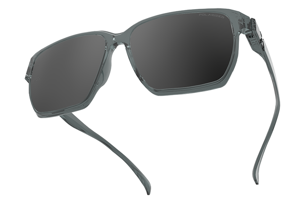 Спортивные очки HILX Rebel Shiny Crystal Grey / Black Mirror Polarized Lens