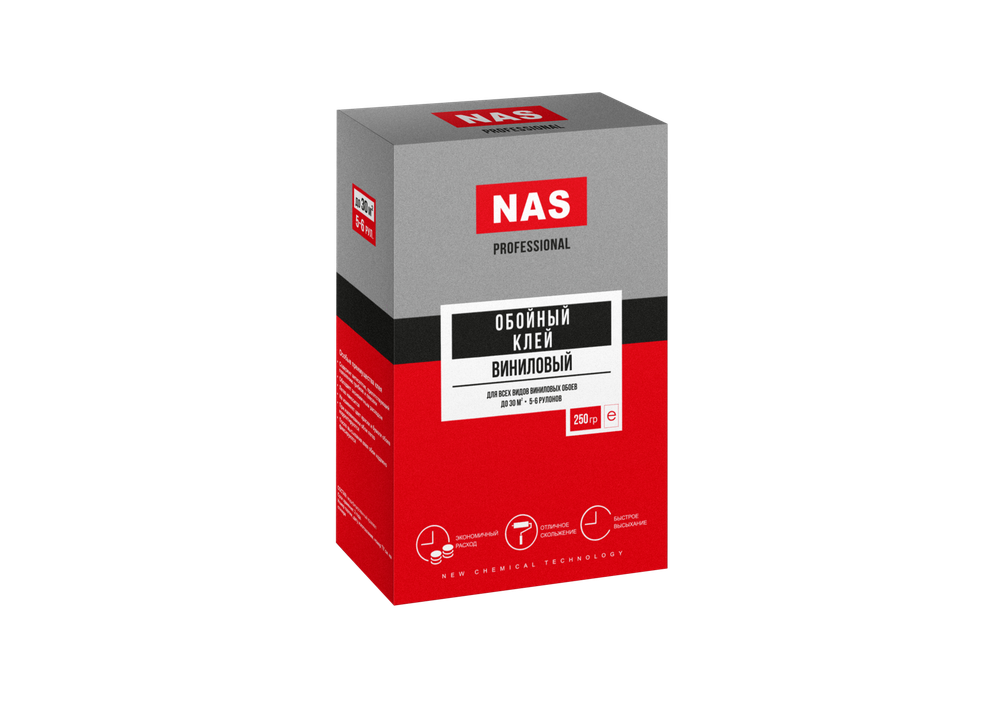 NAS  Клей обойный виниловый 200 гр (НОВОКОЛОР)