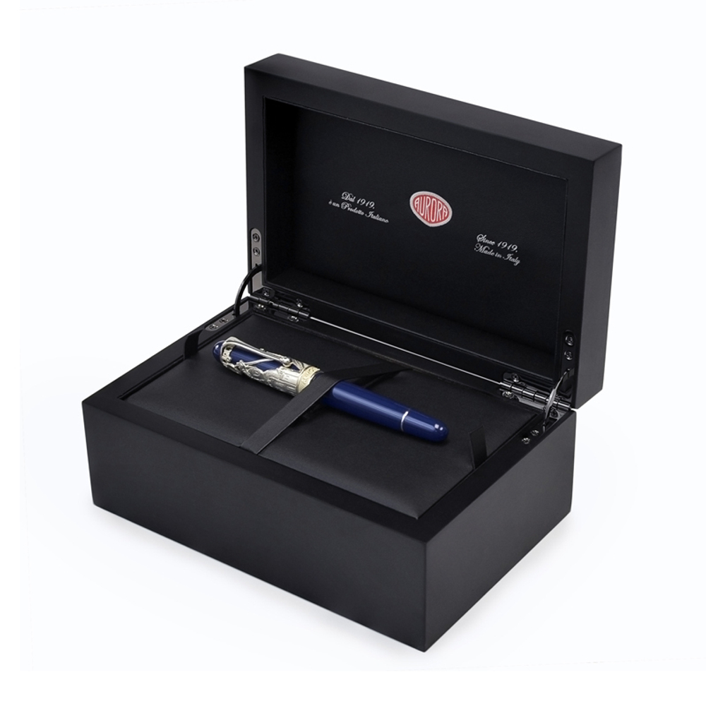 Ручка Роллер Aurora Torino blue CT, в подарочной коробке