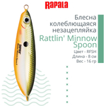 Блесна колебалка Rattlin' Minnow Spoon /PEL