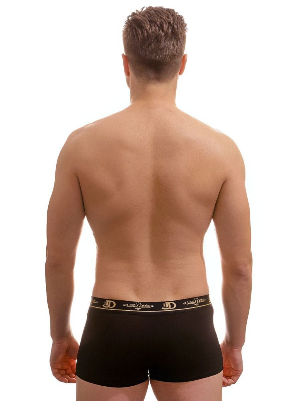 Мужские трусы-боксеры с эмблемой (Размер: XL) (Цвет: темно-синий)