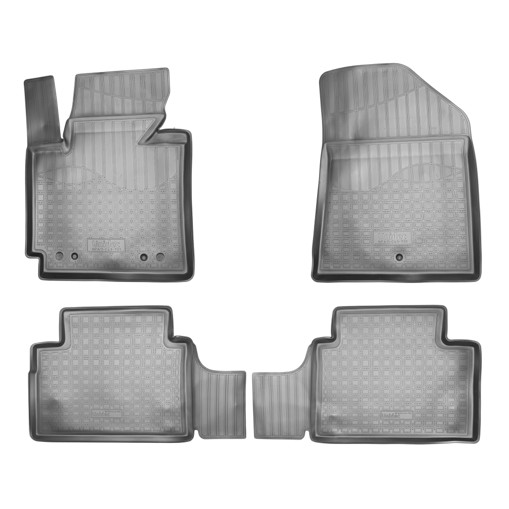 Ковры в салон Norplast/Unidec для Kia Soul в кузове PS (2013-2019), Черный, арт.NPA11-C43-701