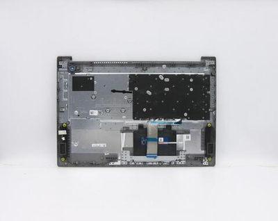 Верхняя панель с клавиатурой (топкейс) для ноутбука Lenovo IdeaPad 3-17ADA05/3-17ARE05/3-17IML05/3-17IIL05 раскладка - русская, без подсветки, без фингерпринта, серый (5CB0X56846), оригинал