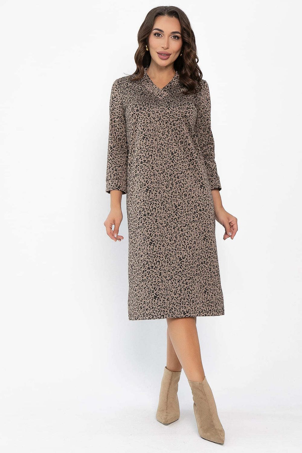 Платье Лаконичный стиль (капучино) П13751-19М LT Collection