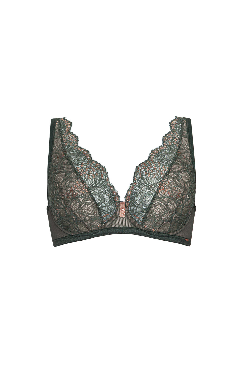 Бюстгальтер Lusso M Bralette Zielony Alles