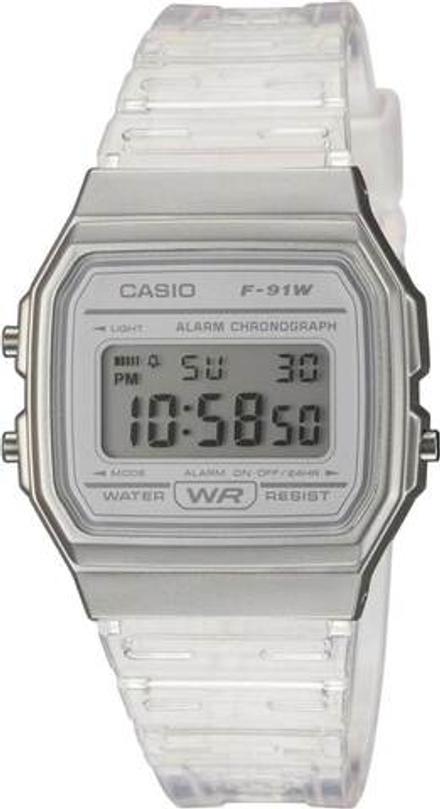 Японские наручные часы Casio Collection F-91WS-7EF с хронографом