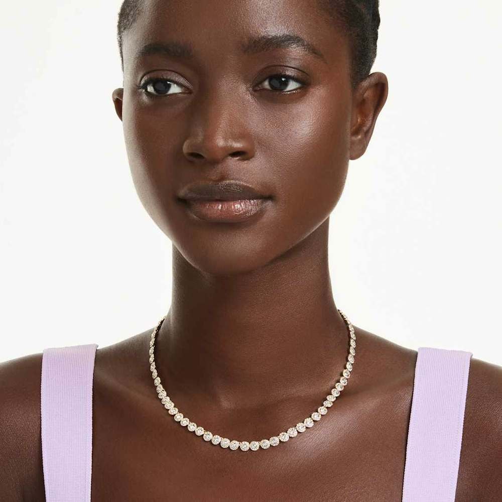 UNA:NECKLACE SMALL MOTIF CRY/GOS