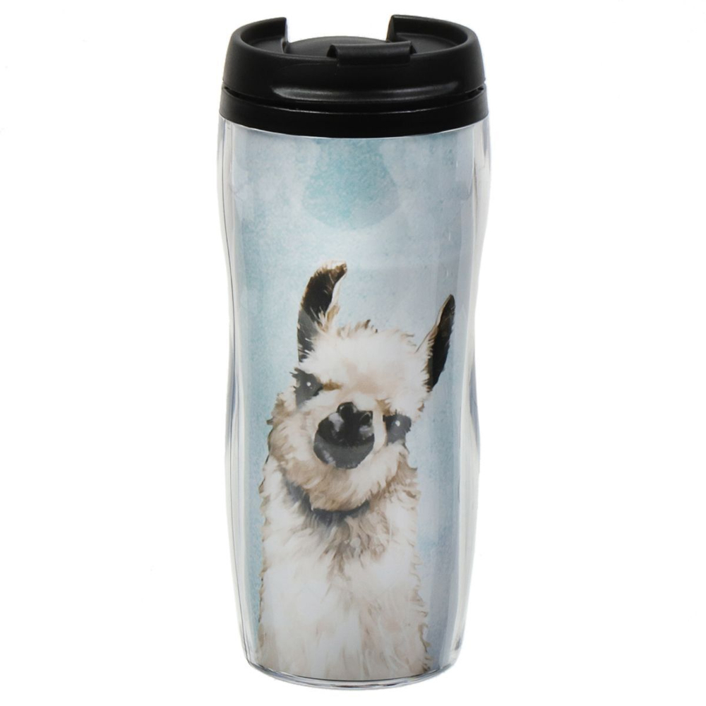 Термокружка 0.38 л, Daniks, Лама, колба нерж сталь, YYCF001-24