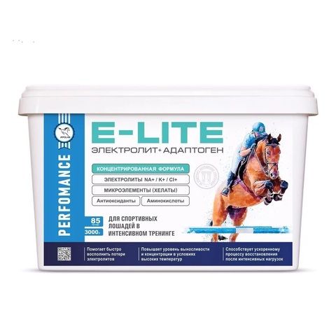 E-LITE - концентрат электролитов для спортивных лошадей
