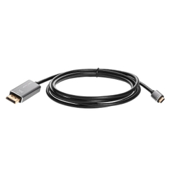 VCOM CU480MC-1.8M Кабель-адаптер USB Type-Cm --&gt; DP1.4v (m) 8K@60Hz, 1.8m , Alum Shell,VCOM [4895182217904]