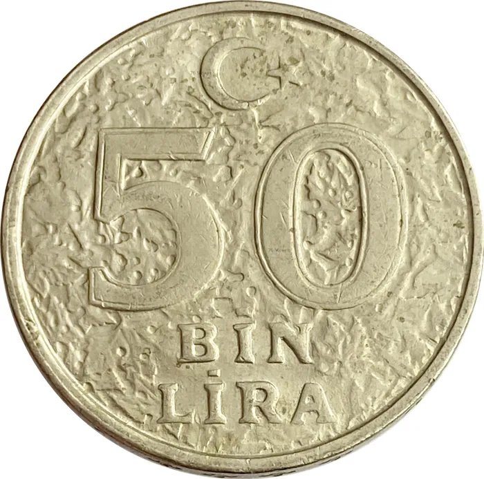 50 000 лир 1999 Турция (50 Bin Lira)