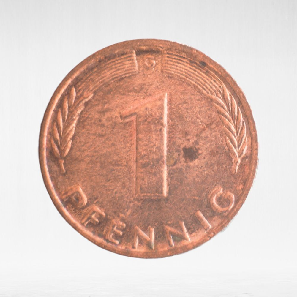 Germany, 1 Pfennig, 1972, (Karlsruhe Mint - "G"), VF
